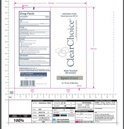 Clearchoice Sunscreen Tube Label (Clearchoice Sunscreen Label)